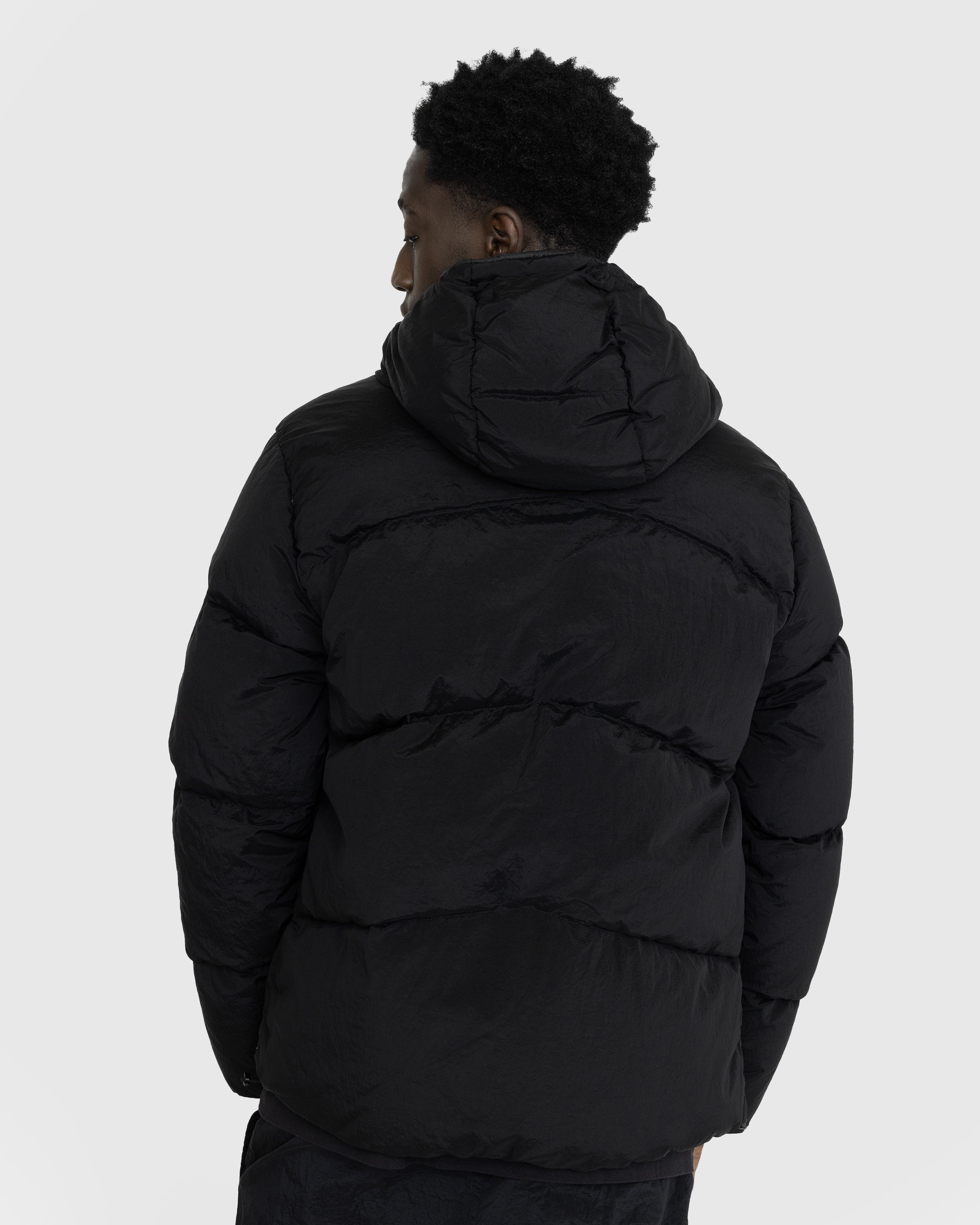 Stone Island Reversible Nylon Metal Down Jacket Black